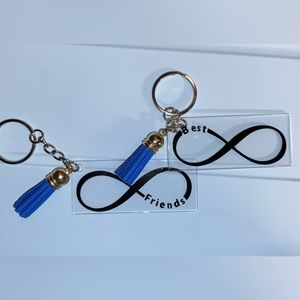 Best friend keychain set